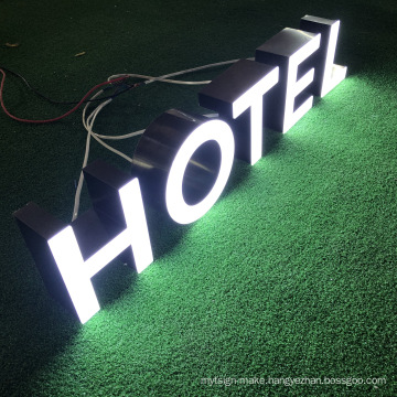 Custom Best Design Rimless  LED advertising Company Names Sign Channel Letter